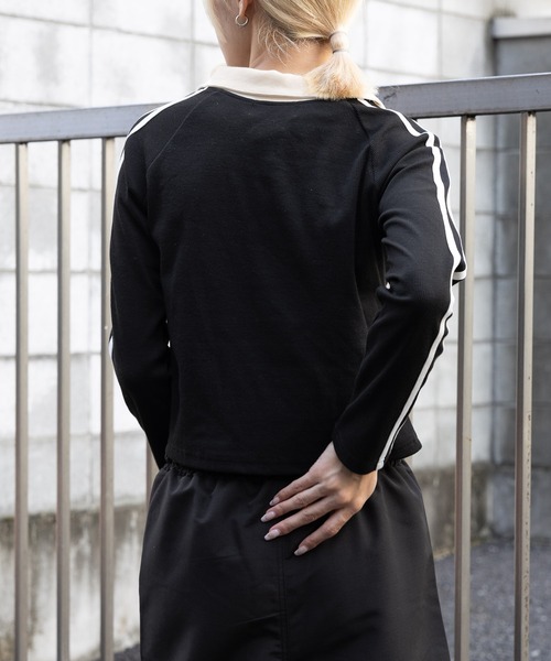 3.3 Field Trip (3.3フィールドトリップ)の「3.3 Field Trip/長袖ラインカラー 2981254(Tシャツ/カットソー・レディース・ブラック/ホワイト・FREE)」の11枚目の写真
