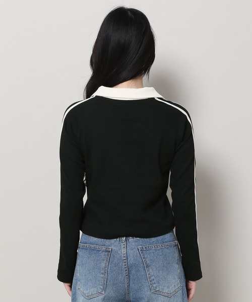 3.3 Field Trip (3.3フィールドトリップ)の「3.3 Field Trip/長袖ラインカラー 2981254(Tシャツ/カットソー・レディース・ブラック/ホワイト・FREE)」の19枚目の写真