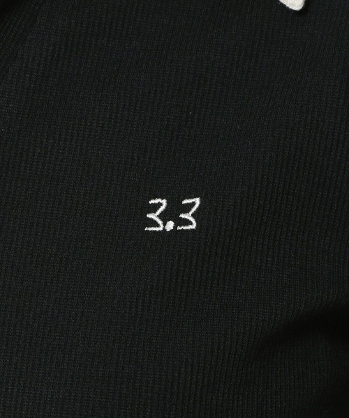 3.3 Field Trip (3.3フィールドトリップ)の「3.3 Field Trip/長袖ラインカラー 2981254(Tシャツ/カットソー・レディース・ブラック/ホワイト・FREE)」の13枚目の写真