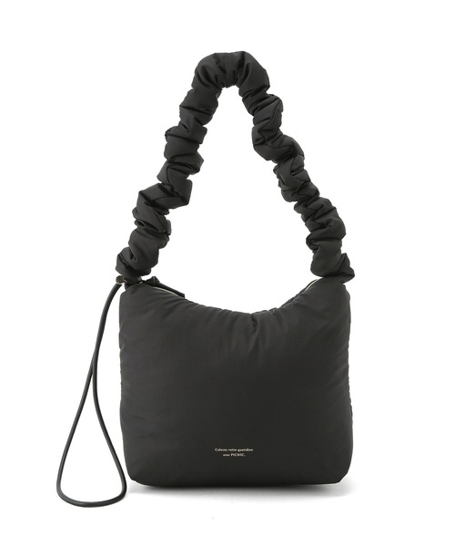 ROPE' PICNIC（ロペピクニック）の「軽量ポリエステルパディングシャーリングワンショルダーバッグ（ショルダーバッグ・レディース・ブルー系その他5/ブラック・FREE）」の3枚目の写真