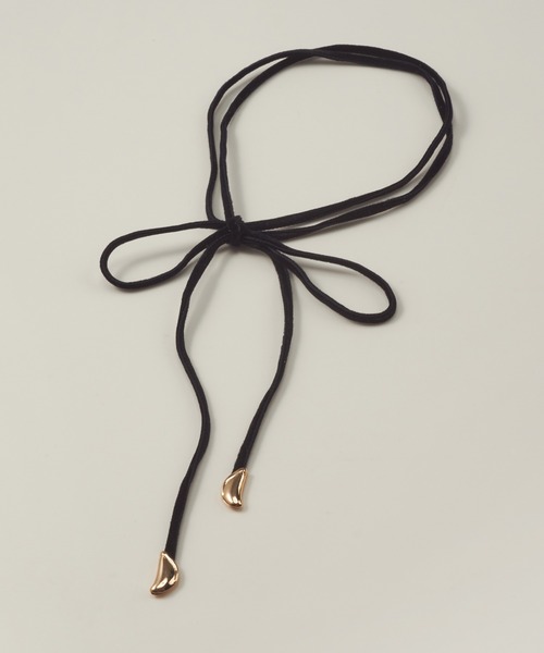 GOLDY（ゴールディ）の「ジグリー メタル ドロップ ベルベット タイ ネックレス（ネックレス・レディース・シルバー/ゴールド・FREE）」の11枚目の写真
