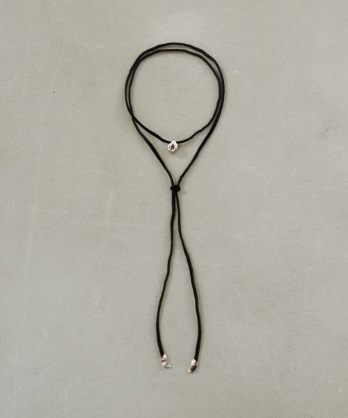 GOLDY（ゴールディ）の「ジグリー メタル ドロップ ベルベット タイ ネックレス（ネックレス・レディース・シルバー/ゴールド・FREE）」の14枚目の写真