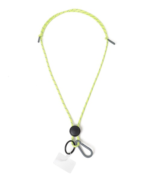 SHIPS any(シップス エニィ)の「BYON BYON: カラビナ付き スマホ ショルダー ストラップ(スマホグッズ・メンズ・ブラック/グレー/ホワイト/ネイビー/イエロー・ONE SIZE)」の10枚目の写真