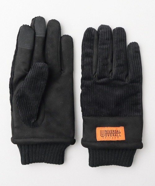 UNIVERSAL OVERALL（ユニバーサルオーバーオール）の「選べる2素材 ボア×コーデュロイ コーデュロイ×スエード タッチパネル対応 グローブ（手袋・メンズ・オフホワイト/ベージュ系その他/ホワイト系その他/ブラック系その他/ブラウン/ブラック/グレー系その他/ベージュ・FREE）」の11枚目の写真