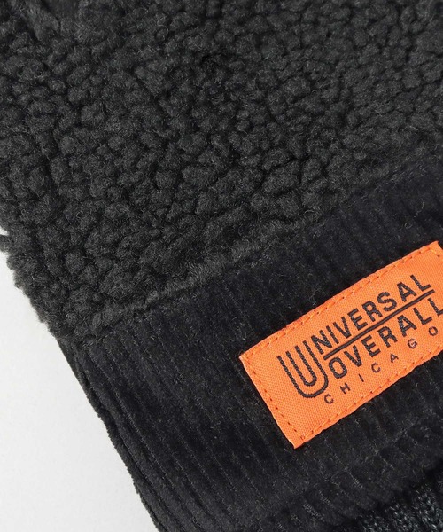 UNIVERSAL OVERALL（ユニバーサルオーバーオール）の「選べる2素材 ボア×コーデュロイ コーデュロイ×スエード タッチパネル対応 グローブ（手袋・メンズ・オフホワイト/ベージュ系その他/ホワイト系その他/ブラック系その他/ブラウン/ブラック/グレー系その他/ベージュ・FREE）」の14枚目の写真