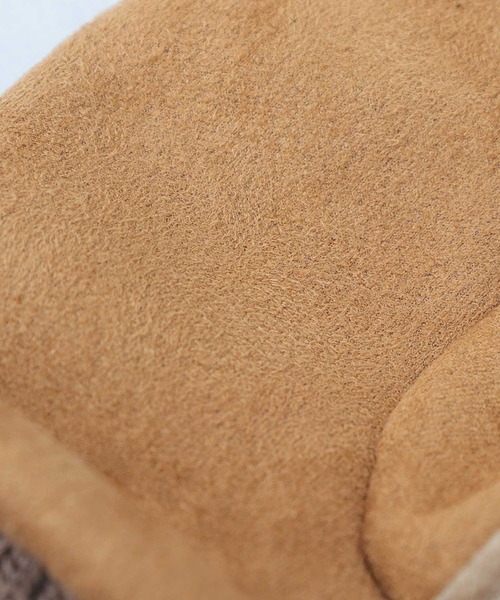 UNIVERSAL OVERALL（ユニバーサルオーバーオール）の「選べる2素材 ボア×コーデュロイ コーデュロイ×スエード タッチパネル対応 グローブ（手袋・メンズ・オフホワイト/ベージュ系その他/ホワイト系その他/ブラック系その他/ブラウン/ブラック/グレー系その他/ベージュ・FREE）」の16枚目の写真