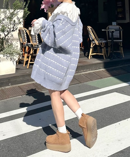 Alley by w closet(アリーバイダブルクローゼット)の「【Alley】エンブロイダリーレースチュニックワンピース(チュニック・レディース・オフホワイト/ブラック・FREE)」の13枚目の写真