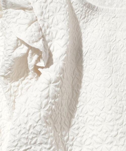 SHOO・LA・RUE（シューラルー）の「◆【110-140cm/プチセレ】エンボスブラウス（シャツ/ブラウス・キッズ・アイボリー/ブラック・11/12/13/14）」の10枚目の写真