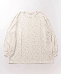 anap mimpi | 小花柄 ボリュームスリーブ Aライン 裏毛 スウェット トレーナー【セットアップ対応】(スウェット)