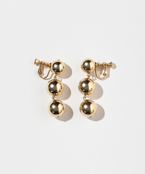 WCJ（ダブルシージェイ）の「ボールチェーンイヤリング（イヤリング・レディース・ゴールド/シルバー・FREE）」の4枚目の写真