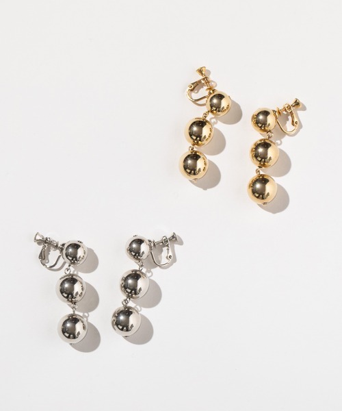 WCJ（ダブルシージェイ）の「ボールチェーンイヤリング（イヤリング・レディース・ゴールド/シルバー・FREE）」の7枚目の写真