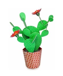 Oskar&ellen（オスカーアンドエレン）の「【PaperCat / ペーパーキャット】サボテン組み立てキット（インテリア雑貨）」