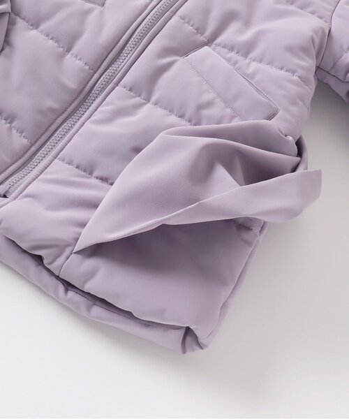 Seraph（セラフ）の「【ファー取り外し可能】中綿ロングコート（ダウンジャケット/コート・キッズ・ラベンダー/ブラック・100/130/95/110/120/90/140/80）」の11枚目の写真