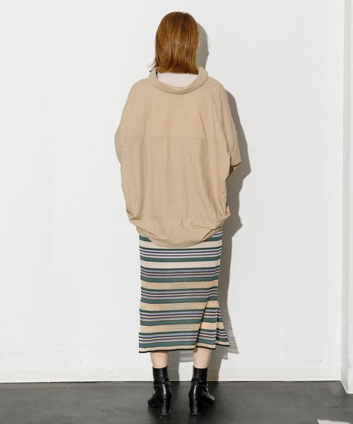 Tricote（トリコテ）の「TRICOTE BORDER SKIRT（スカート・レディース・ベージュ/グレー・FREE）」の13枚目の写真