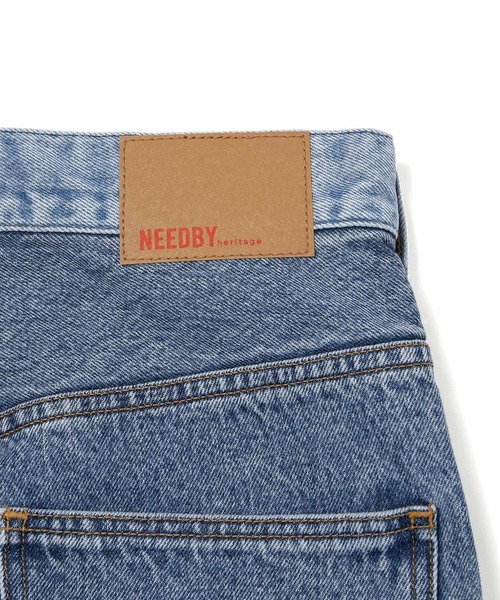 NEEDBY heritage（ニードバイヘリテージ）の「【NEEDBY for ADAM ET ROPE'】別注 WIDE STRAIGHT（デニムパンツ・レディース・ブルー・24/25/26/23）」の15枚目の写真