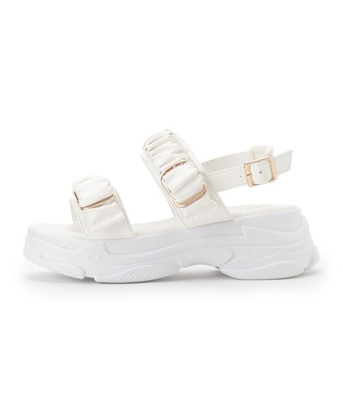 定番人気♡希少【PUCCI】プラットフォーム　ベルト サンダル 厚底クシュクシュベルトスポサン 24SS（サンダル）｜cs T&P
