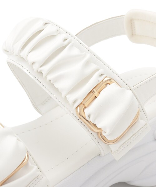 定番人気♡希少【PUCCI】プラットフォーム　ベルト サンダル 厚底クシュクシュベルトスポサン 24SS（サンダル）｜cs T&P