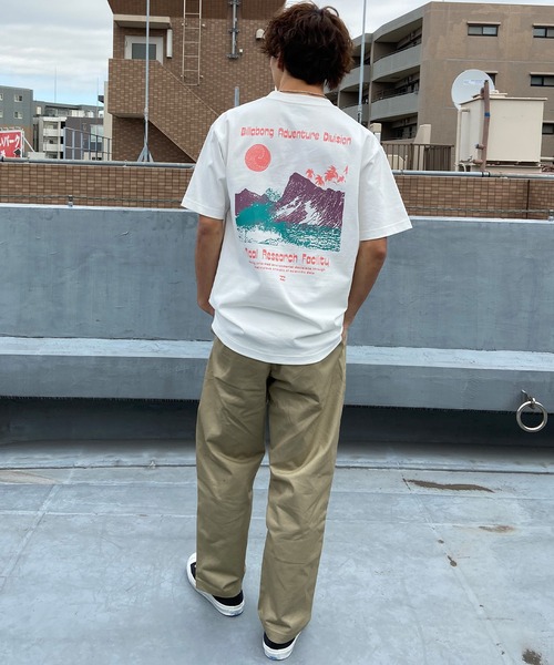 BILLABONG(ビラボン)の「BILLABONG/ビラボン 半袖Tシャツ ルーズシルエット 速乾 ストレッチ性 BE011-216(Tシャツ/カットソー・メンズ・スミクロ/サンドベージュ/オフホワイト・M/L/XL)」の10枚目の写真
