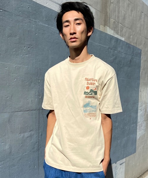 BILLABONG(ビラボン)の「BILLABONG/ビラボン 半袖Tシャツ ルーズシルエット 速乾 ストレッチ性 BE011-216(Tシャツ/カットソー・メンズ・スミクロ/サンドベージュ/オフホワイト・M/L/XL)」の20枚目の写真