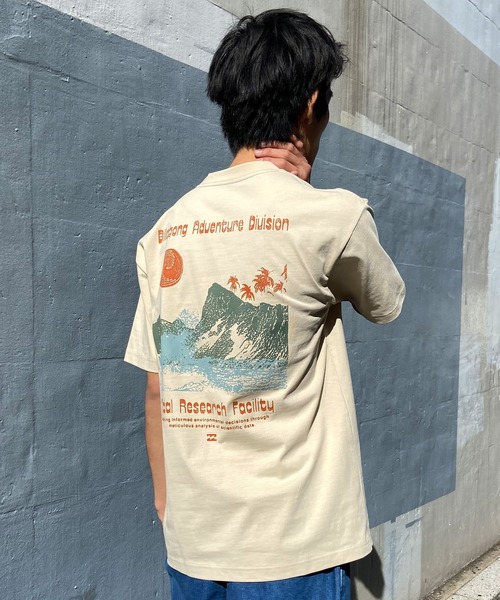 BILLABONG(ビラボン)の「BILLABONG/ビラボン 半袖Tシャツ ルーズシルエット 速乾 ストレッチ性 BE011-216(Tシャツ/カットソー・メンズ・スミクロ/サンドベージュ/オフホワイト・M/L/XL)」の22枚目の写真