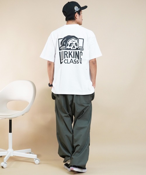 LURKING CLASS(ラーキングクラス)の「【ムラサキスポーツ限定】LURKING CLASS/ラーキングクラス オーバーサイズ Tシャツ ST24STM01(Tシャツ/カットソー・メンズ・ブラック/ホワイト/サンドベージュ・M/L/XL)」の13枚目の写真