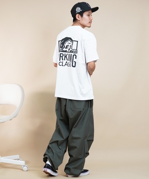 LURKING CLASS(ラーキングクラス)の「【ムラサキスポーツ限定】LURKING CLASS/ラーキングクラス オーバーサイズ Tシャツ ST24STM01(Tシャツ/カットソー・メンズ・ブラック/ホワイト/サンドベージュ・M/L/XL)」の14枚目の写真