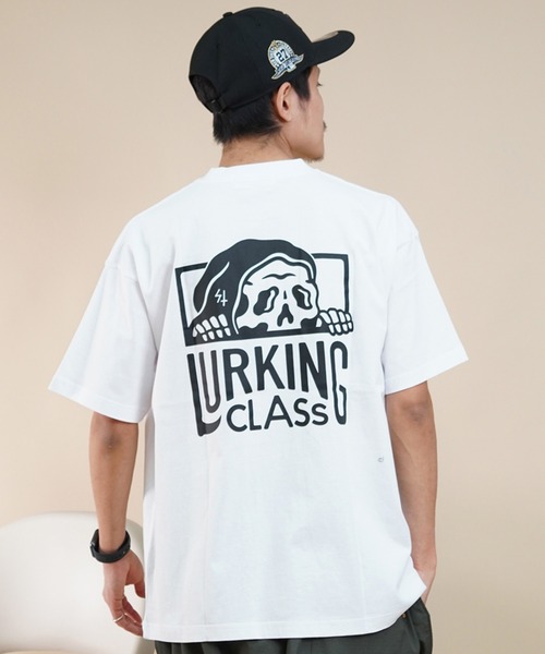 LURKING CLASS(ラーキングクラス)の「【ムラサキスポーツ限定】LURKING CLASS/ラーキングクラス オーバーサイズ Tシャツ ST24STM01(Tシャツ/カットソー・メンズ・ブラック/ホワイト/サンドベージュ・M/L/XL)」の7枚目の写真