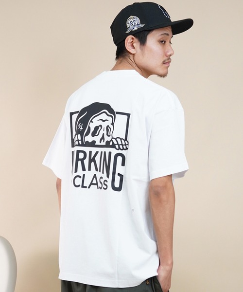 LURKING CLASS(ラーキングクラス)の「【ムラサキスポーツ限定】LURKING CLASS/ラーキングクラス オーバーサイズ Tシャツ ST24STM01(Tシャツ/カットソー・メンズ・ブラック/ホワイト/サンドベージュ・M/L/XL)」の8枚目の写真