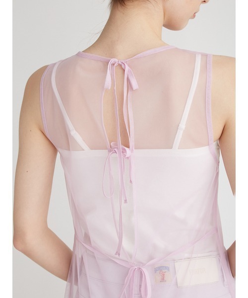 FURFUR(ファーファー)の「チュールフリルワンピース(ワンピース・レディース・ターコイズブルー/ホワイト/ブラック・FREE)」の12枚目の写真