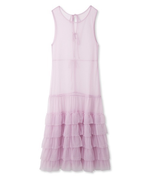 FURFUR(ファーファー)の「チュールフリルワンピース(ワンピース・レディース・ターコイズブルー/ホワイト/ブラック・FREE)」の14枚目の写真