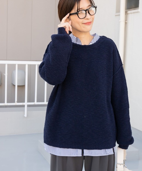 値*ト様 SSUR コットンニット セール】コットンスラブKNIT（ニット/セーター）｜URBAN