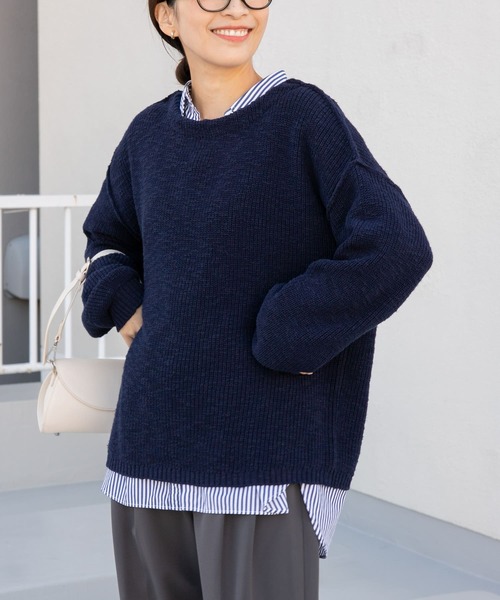 セール】コットンスラブKNIT（ニット/セーター）｜URBAN