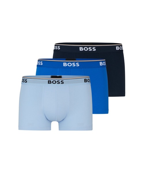 3パック BOSSロゴウエストバンド ストレッチコットン ボクサーパンツ（ボクサーパンツ）｜BOSS（ボス）