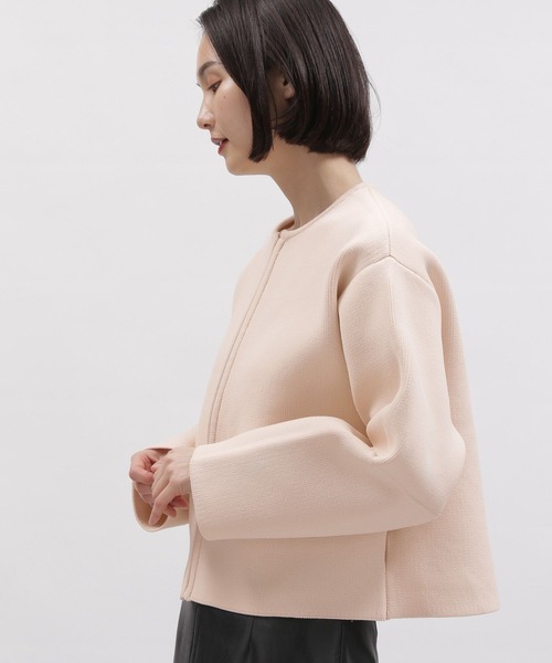 LAKOLE（ラコレ）の「5ゲージランタンスリーブカーディガン / 997332（カーディガン/ボレロ・レディース・アイボリー/ライトベージュ/ネイビー・SMALL/MEDIUM）」の11枚目の写真