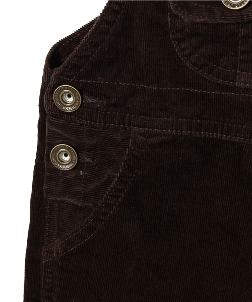 SHIPS（シップス）の「SHIPS KIDS:コーデュロイ オーバーオール ハーフ（ロンパース・キッズ・ブラウン/ベージュ・90/80）」の7枚目の写真