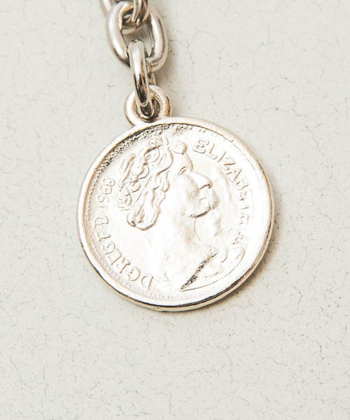 NARACAMICIE(ナラカミーチェ)の「【NARACAMICIE】コインダブルチェーンベルト(ベルト・レディース・グレー/ブラウン・M)」の3枚目の写真