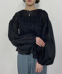 【WEB限定】ワッシャーシアーブラウス