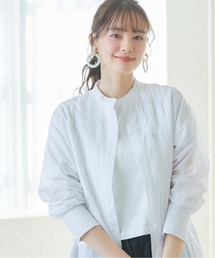 miclat | 大きいサイズ シアーボイルボリュームシャツチュニック miclat(シャツ/ブラウス)