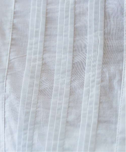 miclat（ミクラ）の「大きいサイズ　シアーボイルボリュームシャツチュニック　miclat（シャツ/ブラウス・レディース・ラベンダー/ホワイト・L/LL/3L/4L/5L）」の15枚目の写真