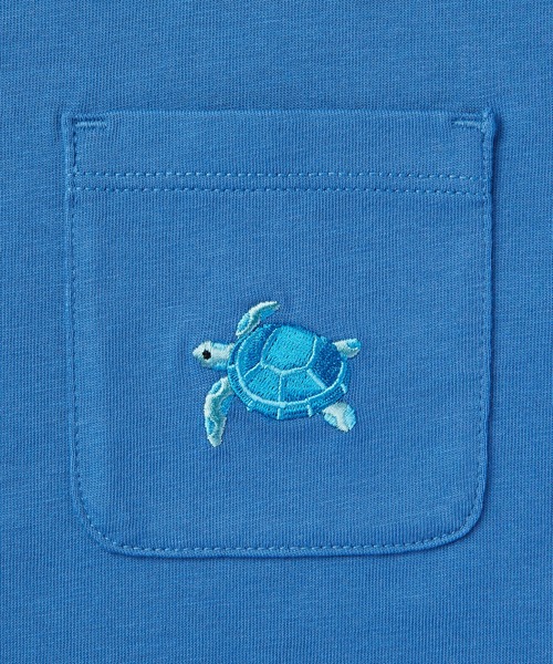 無印良品(ムジルシリョウヒン)の「キッズ 刺繍入りポケット半袖Tシャツ(Tシャツ/カットソー・キッズ・ブルー系1/スモークピンク/マスタード/オフホワイト/パープル/チャコールグレー/グリーン系2/ダークグリーン/ライトオレンジ系・150/140/130/120/110)」の15枚目の写真