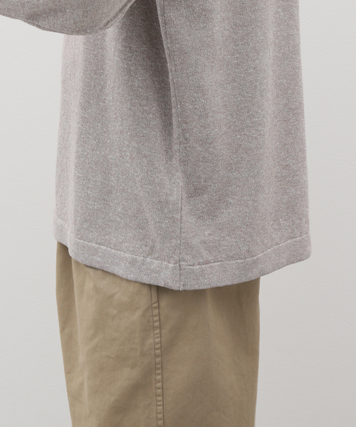 crepuscule（クレプスキュール）の「【CREPUSCULE / クレプスキュール】 LINEN P/O（ニット/セーター・メンズ・ブラック/チャコールグレー/ベージュ・1/2）」の15枚目の写真