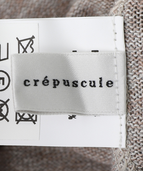crepuscule（クレプスキュール）の「【CREPUSCULE / クレプスキュール】 LINEN P/O（ニット/セーター・メンズ・ブラック/チャコールグレー/ベージュ・1/2）」の16枚目の写真