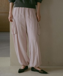 MILITARY SATIN PANTS
