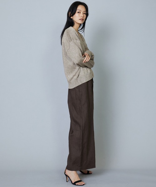 1er Arrondissement（プルミエアロンディスモン）の「メタリックカーディガン（カーディガン/ボレロ・レディース・ベージュ/グレー・FREE）」の14枚目の写真