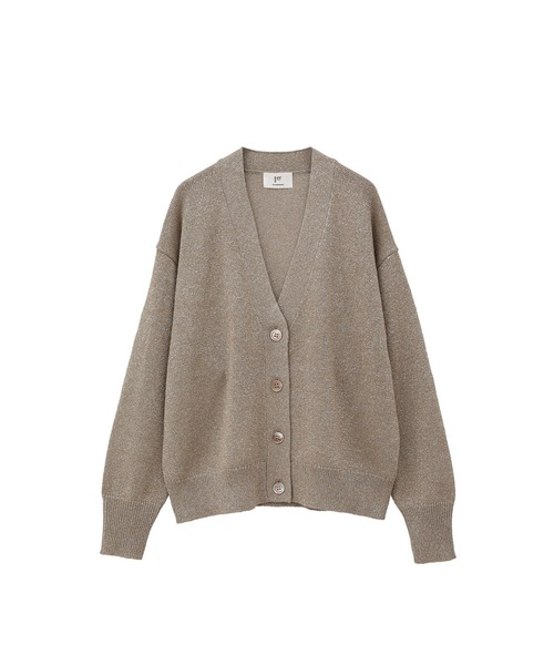 1er Arrondissement（プルミエアロンディスモン）の「メタリックカーディガン（カーディガン/ボレロ・レディース・ベージュ/グレー・FREE）」の17枚目の写真