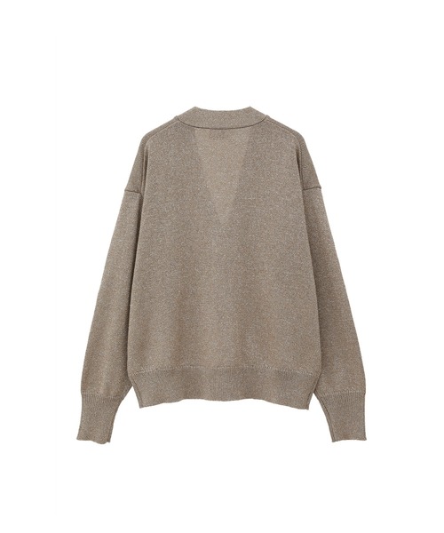 1er Arrondissement（プルミエアロンディスモン）の「メタリックカーディガン（カーディガン/ボレロ・レディース・ベージュ/グレー・FREE）」の18枚目の写真