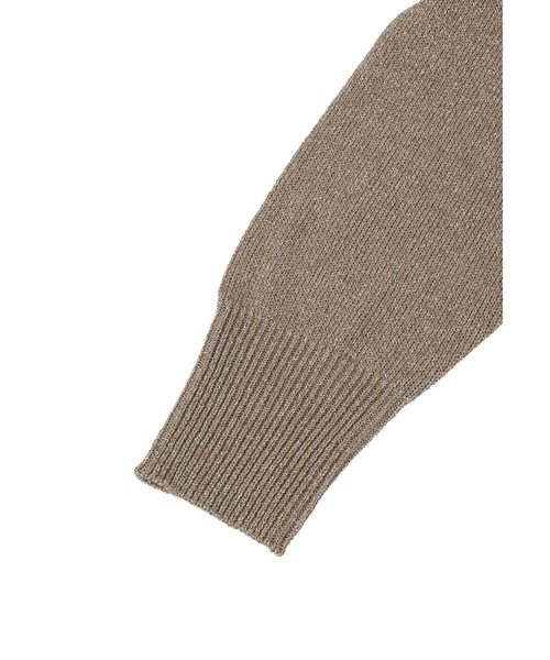 1er Arrondissement（プルミエアロンディスモン）の「メタリックカーディガン（カーディガン/ボレロ・レディース・ベージュ/グレー・FREE）」の21枚目の写真