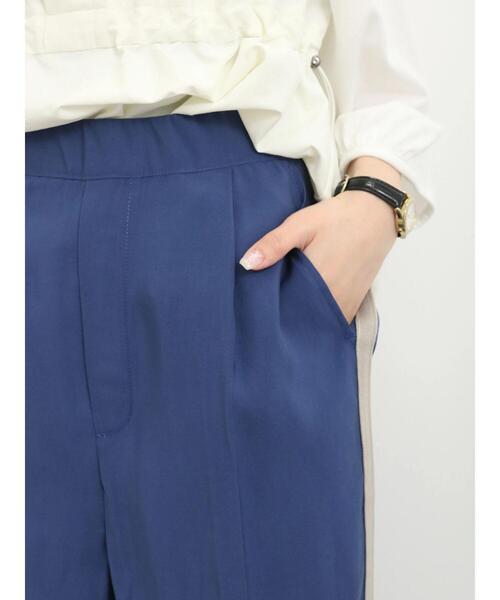 Samansa Mos2 blue（サマンサモスモスブルー）の「サイドラインパンツ（その他パンツ・レディース・グレー/ネイビー/ブラック/ライトベージュ・F）」の20枚目の写真