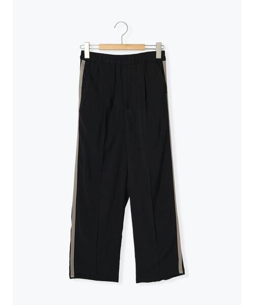 Samansa Mos2 blue（サマンサモスモスブルー）の「サイドラインパンツ（その他パンツ・レディース・グレー/ネイビー/ブラック/ライトベージュ・F）」の10枚目の写真