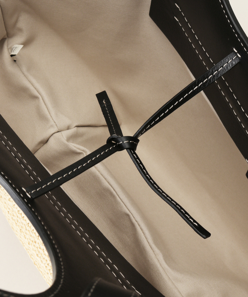 HEREU（ヘリュー）の「【HEREU/ヘリュー】Cala S Raffia：トートバッグ（トートバッグ・レディース・アイボリー・FREE）」の3枚目の写真